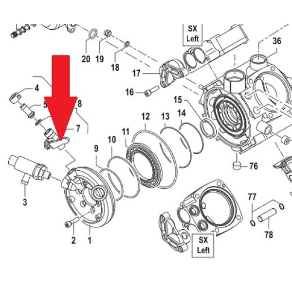 Кран насоса APS 96