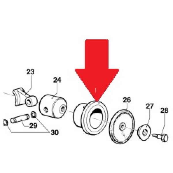 Цилиндр поршня 45X14,3 насоса BP20/MP20