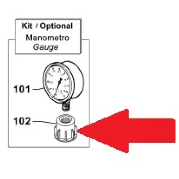 Переходник для манометра насоса MC8 - MC18