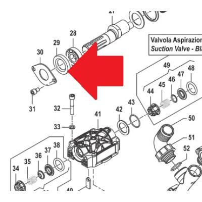 Сальник 35х62х10 насоса BP