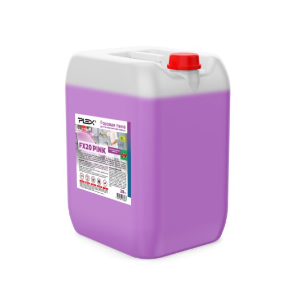 Plex FX20 PINK активная пена для бесконтактной мойки (розовая) 20 кг