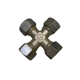 Соединитель трубы крестовой Д15 мм