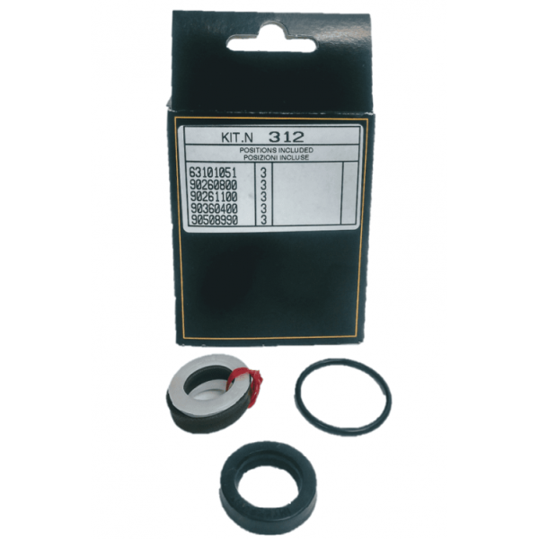 Комплект уплотнений KIT 312 (5х3шт.) D 15mm, для E1B1614, E1D1813