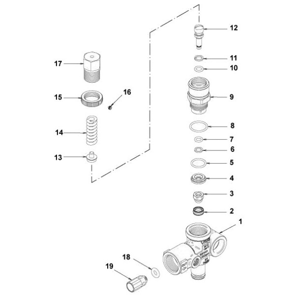Ремкомплект регулятора давления VRF2 Ремкомплект регулятора давления VRF2