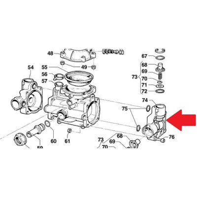 Крышка SX насоса MC