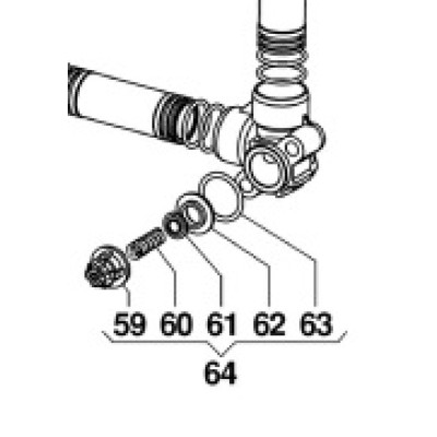 Клапан в сборе насоса IDS960 (1х8)