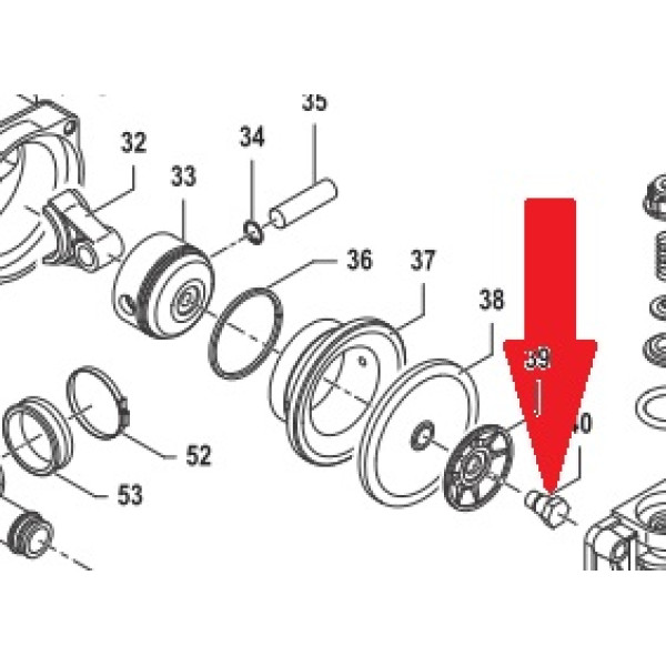 Болт М12х1,5 NEW насоса BP, P, APS, IDS