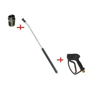 Распылительный пистолет в сборе с форсункой курок RL 30 М22х1,5ш  1200 мм(нерж)