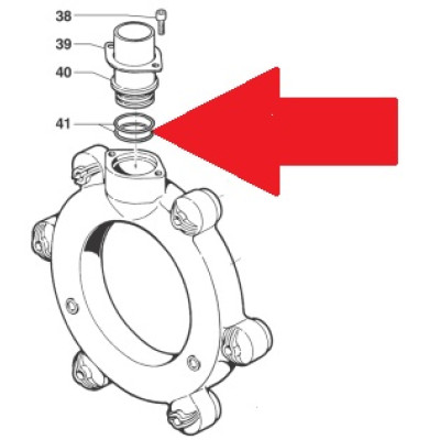 Кольцо 3,53X39.69 насоса BP205/235/280