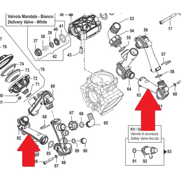 Всасывающий корпус насоса BP135 Артикул: 3214004800