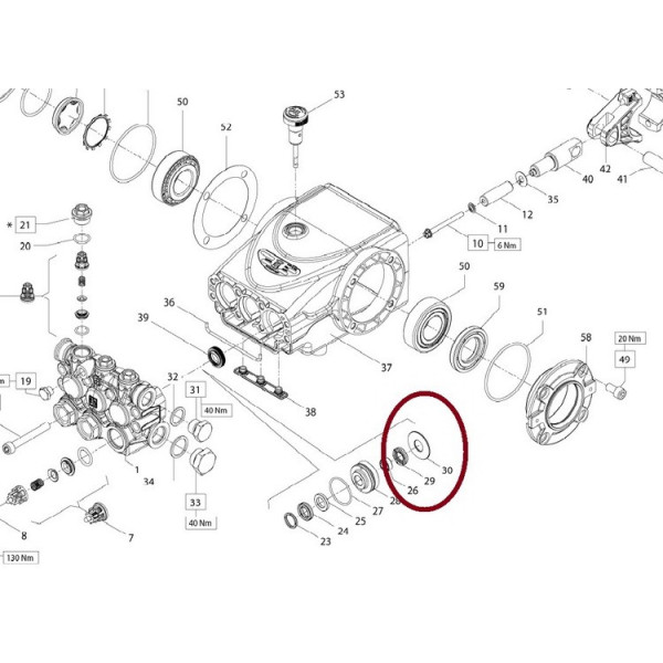 Шайба поршня для EVOLUTION E3B2515