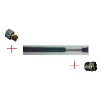 Удлинитель с термозащитой и форсункодержателем 900 мм (изогнутый).; вход 22*1.5 г; выход форсунка 