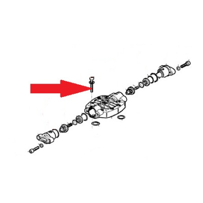 Болт M12X65 насоса APS