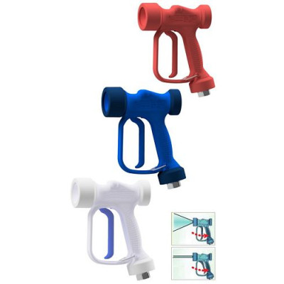 Размывочный пистолет RB 65  красный, 60 л/мин; 24 бар; 90град; вход 1/2"г с поворотным фитингом