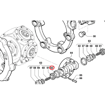 Уплотнительное  Ø49x56,5x8,3 BP-305/265