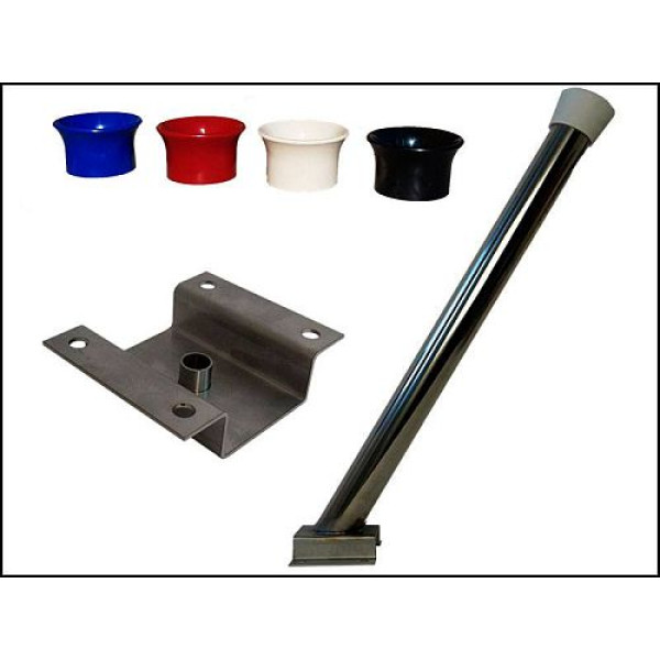 Держатель пистолета нерж. сталь Д63 П-образное основание