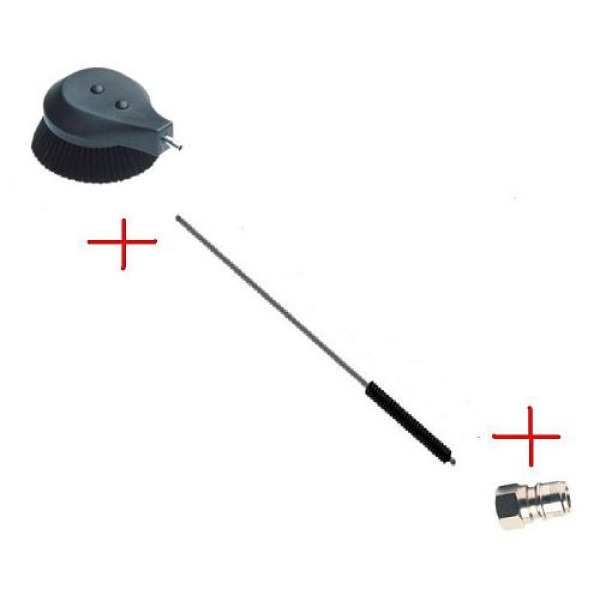 Щетка вращающаяся в сборе 1500мм; вход  ниппель ARS 350.