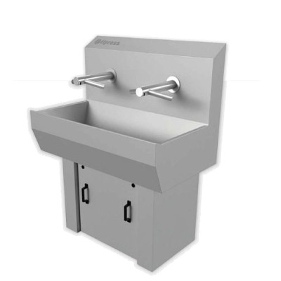 Раковина EWG-6S- TAP с сушилкой для рук на 6 постов с сенсорным включением