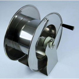Барабан ручной для рукава 50м.3/8" или 35м. 1/2" (нерж.) 1/2"ш.1/2"ш. 600 бар