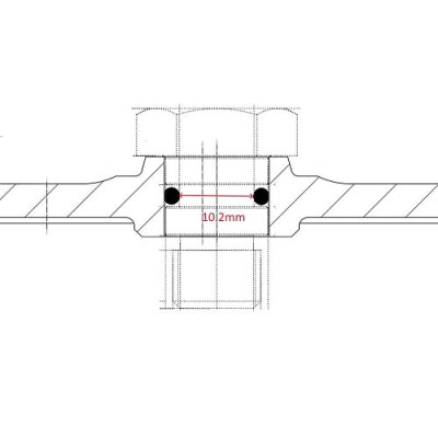 Болт M12X1,5 CH19 насоса BP, P, APS, IDS