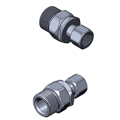 Поворотное устройство SW6 1/4bsp г.-22х1,5 ш., нерж. на подшипниках