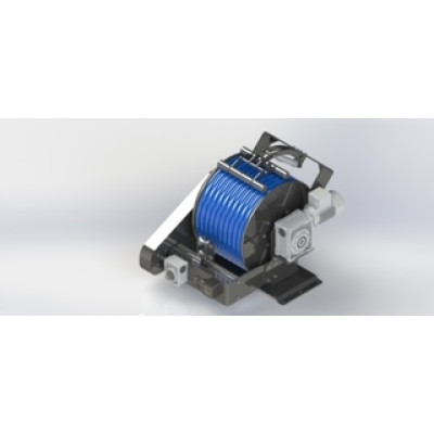 Барабан с электроприводом для рук. дл.100м. 3/4"  (кр.) 1"ш.1"ш.. 24В, 300бар (пульт упр.)