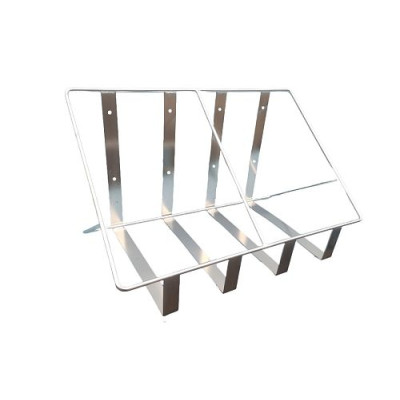 Канистродержатель двухместный, нержавеющая сталь