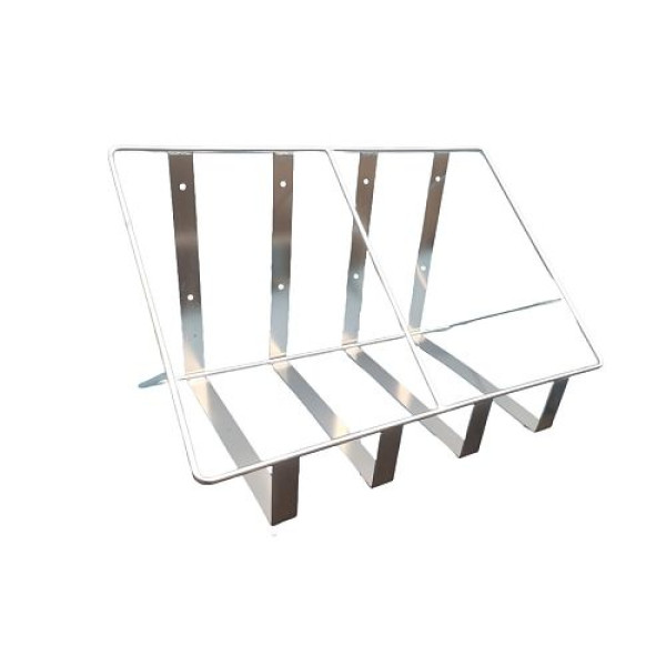 Канистродержатель двухместный, нержавеющая сталь