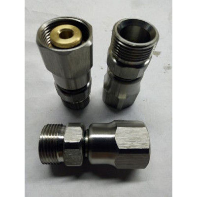 Поворотное соединение  22x1,5 г. 22х 1,5 ш. нерж. на подшипниках 