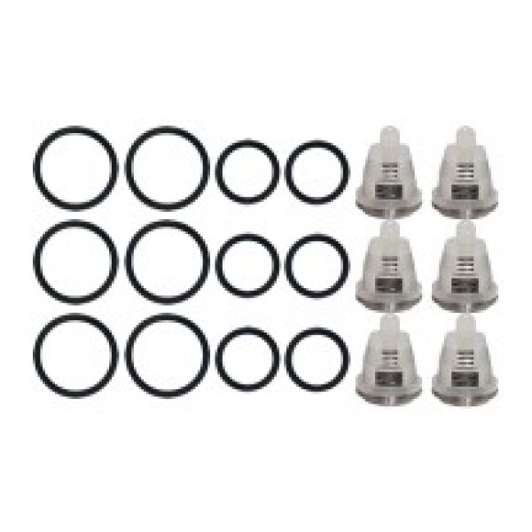 Ремкомплект клапанов , пластик, сталь, каучук