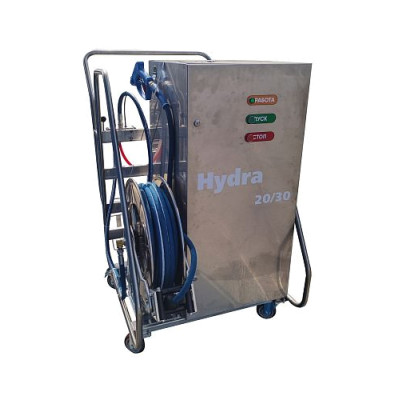 Передвижной пост пенной мойки HYDRA 20/30 для одного оператора на 2 средства с компрессором