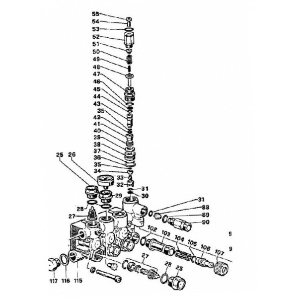 Гайка регулировки байпаса Elite 2840