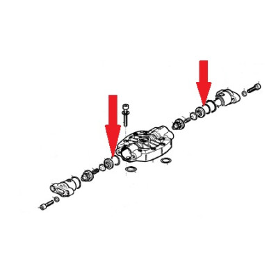 Кольцо 3,53х36,1 насоса APS145 (1х8)