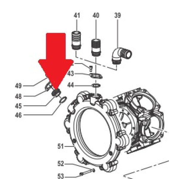 Заглушка насоса BP300 - BPS330HS