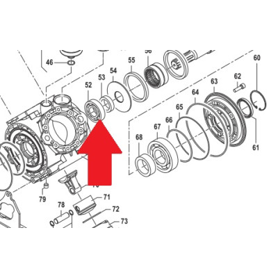 Подшипник шариковый 40х80х30,2 насоса APS 145