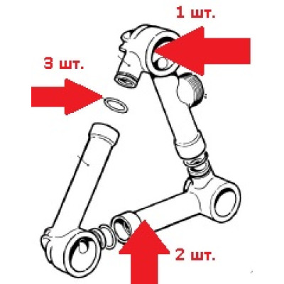 Всасывающий корпус в сборе насоса BP125