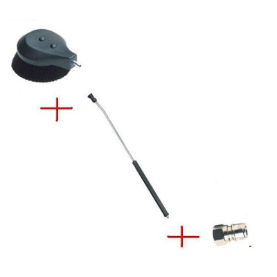 Щетка вращающаяся в сборе 700мм; вход  нипель ARS 350.