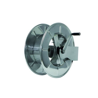 Барабан ручной для рукава 50м. 1/2" (нерж.) 1/2"ш.1/2"ш. 200 бар