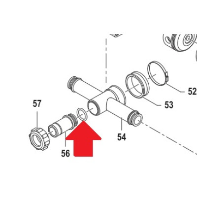 Кольцо 3,53х21,82 насоса BP40/60/P