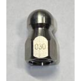 Форсунка каналопромывочная 030 нерж.1/4" г. 500 бар 3Rx1F