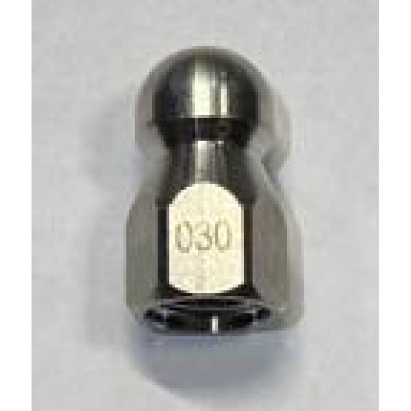 Форсунка каналопромывочная 030 нерж.1/4" г. 500 бар 3Rx1F