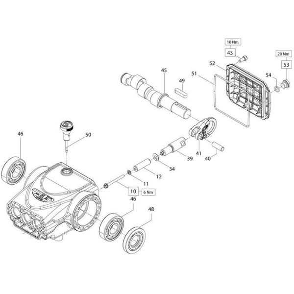 Направляющая поршня помпы Evolution E2D2013, E2B2014, С2W2013 Направляющая поршня помпы Evolution E2D2013, E2B2014, С2W2013