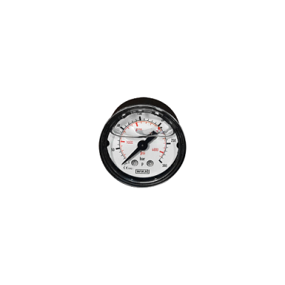 Манометр вход сзади 1/8"ш; Д 40мм; 0-250 бар. 