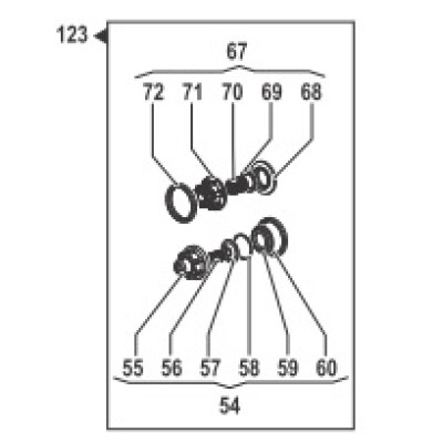 Ремкомплект насоса серии BP300: клапаны (KIT123)