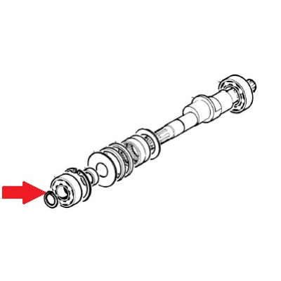 051040 Кольцо стопорное Ø18х57 насоса APS101- APS121