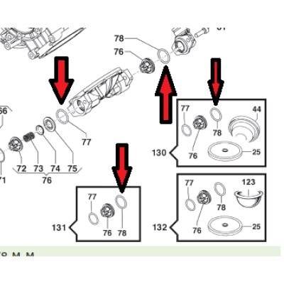Кольцо 3,53х34,52  насоса IDS1401/1701