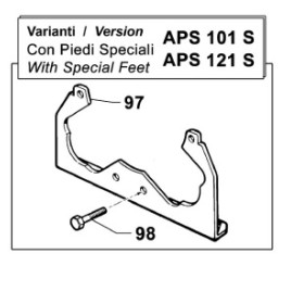 2400008300 Кронштейн специальный насоса APS101 - APS121