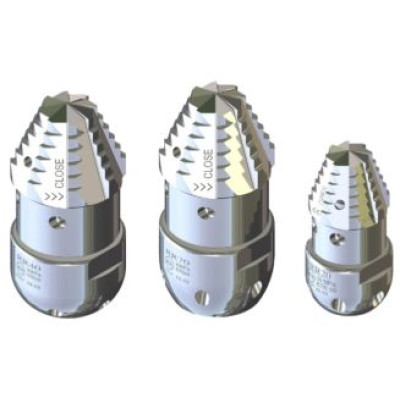 Форсунка каналопромывочная с роторной фрезой сопло 20; вход 1/2"г; бой 6Rх4S  