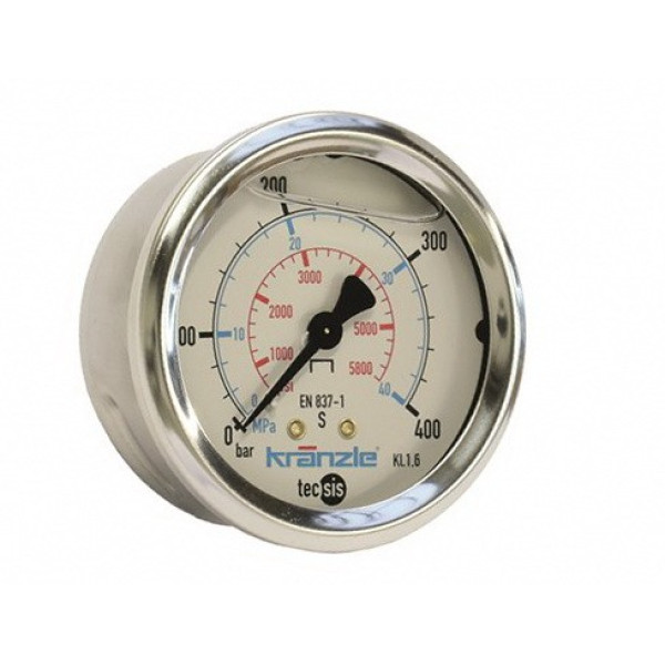 Запчасти для АВД  Kranzle манометр 0-400 Бар, соединение 1/4¨