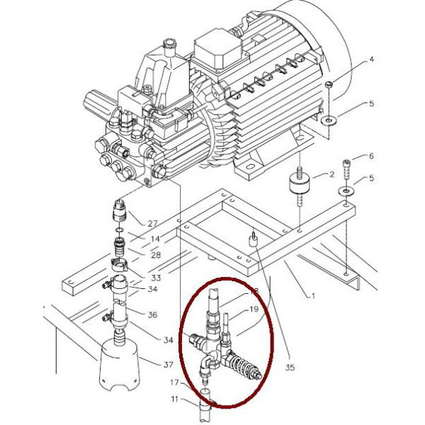 Запчасти для АВД Kranzle предохранительный клапан для АВД с нагревом Therm Kranzle Запчасти для АВД Kranzle предохранительный клапан для АВД с нагревом Therm Kranzle